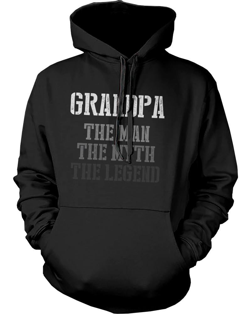 The Man Myth Legend Hoodies for Grandpa Christmas