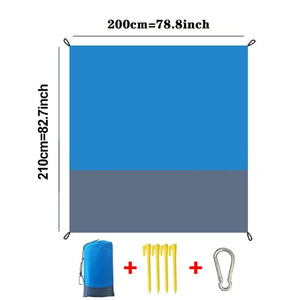 Waterproof Beach Blanket Outdoor Portable Camping Picnic Mat 2m*2.1m