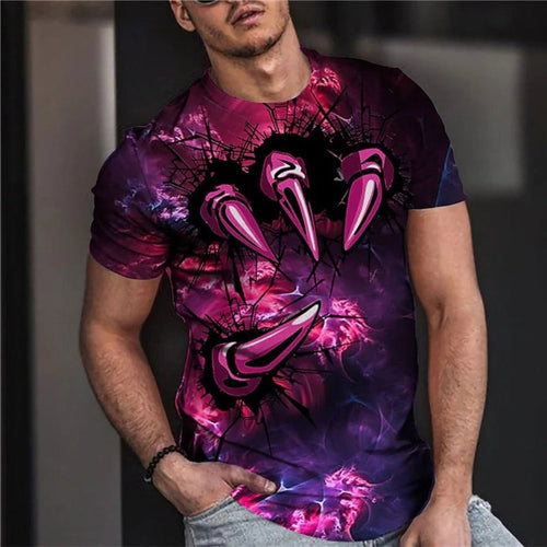 Men's Vintage Graphic Skull Theme T-Shirt