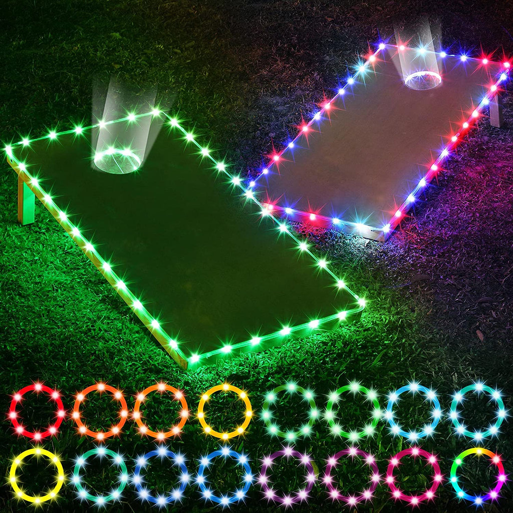 Battery Operated Outdoor Games Cornhole Lights(2 Packs)