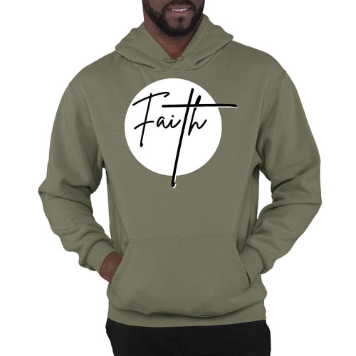 Mens Graphic Hoodie Faith Print