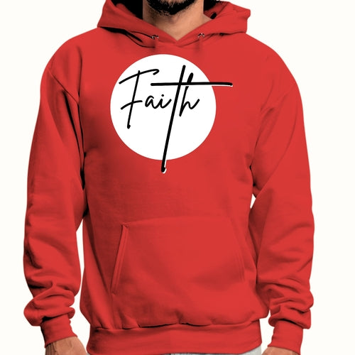 Mens Graphic Hoodie Faith Print