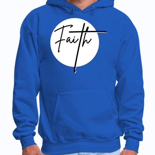 Mens Graphic Hoodie Faith Print