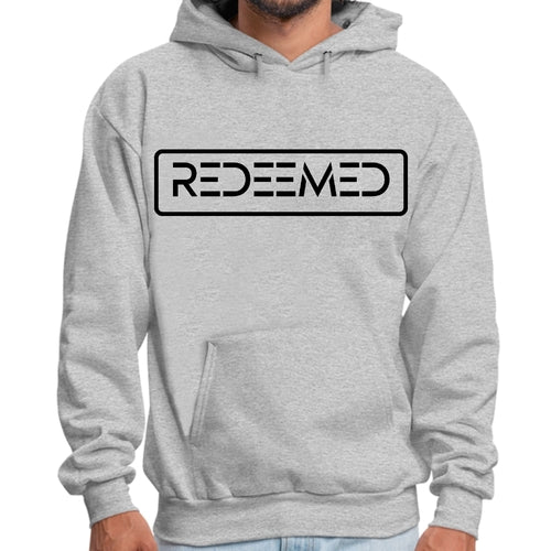 Mens Graphic Hoodie Redeemed Black Illustration