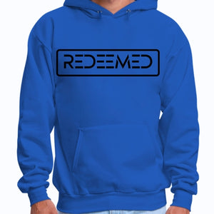 Mens Graphic Hoodie Redeemed Black Illustration