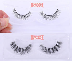 10/30/50 Pairs Natural Long False Eyelashes Lashes Mink Lashes Bulk