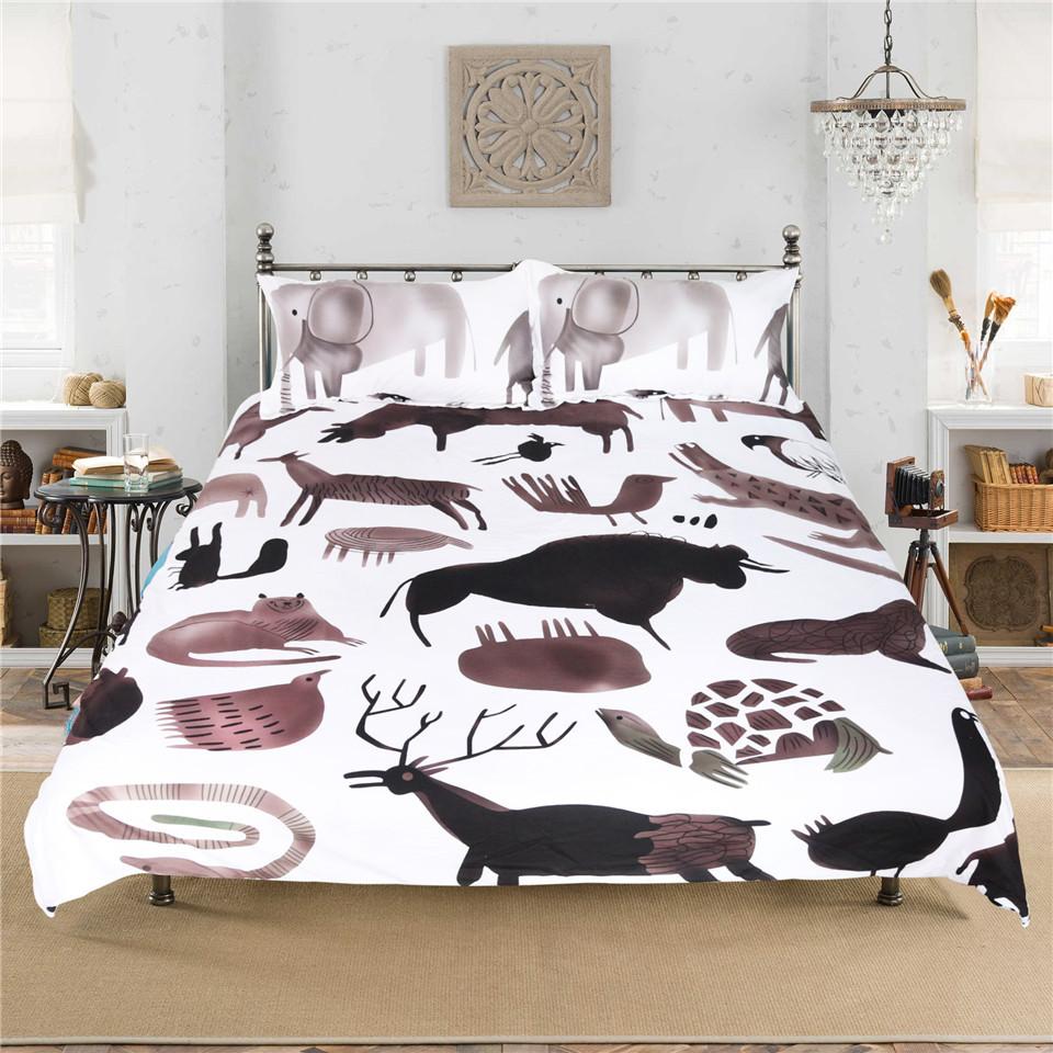 Cartoon Bedding Set for Kids Animal Series Duvet