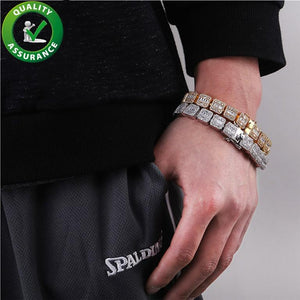 Luxury Designer Hip Hop Jewelry Mens Bracelets Diamond Tennis Bracelet