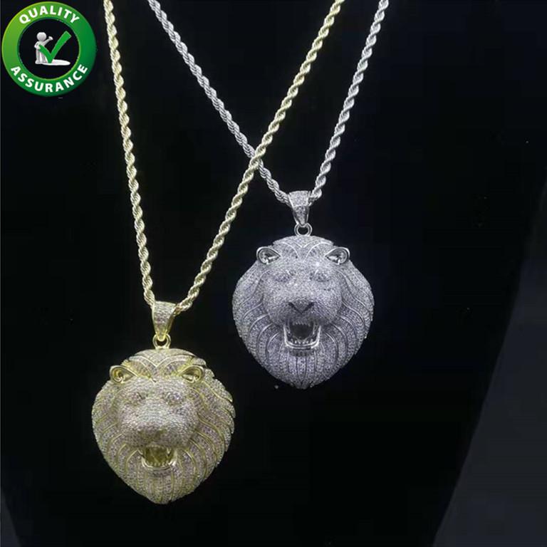 Iced Out Pendant Hip Hop Bling Chains Jewelry Men Luxury Designer