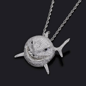 Iced Out Pendant Luxury Designer Jewelry Mens Necklace Statement Hip