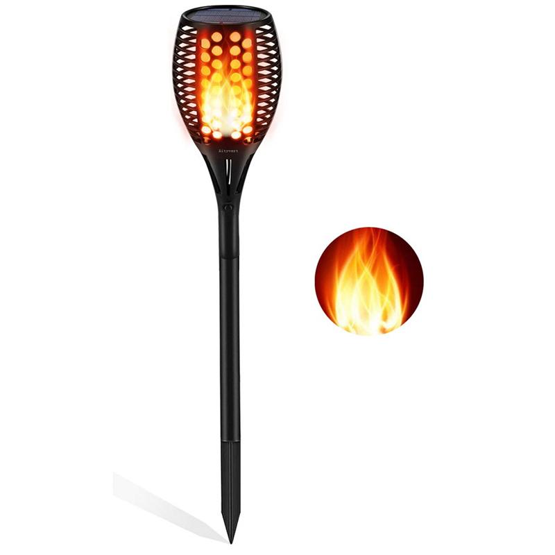 US Stock Solar Torch Light, Outdoor Waterproof Flickering Flames