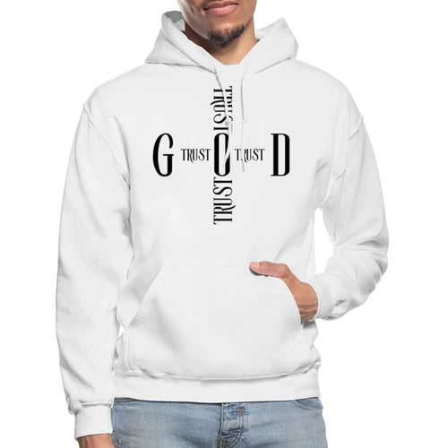 Mens Hoodie / Trust God Sweatshirt - S521545