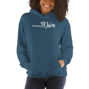 Womens Hoodie - Pullover Sweatshirt - Wonderfully Created Diva