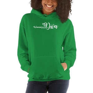 Womens Hoodie - Pullover Sweatshirt - Wonderfully Created Diva