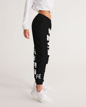 Womens Track Pants - Dark Grey Inspire Graphic Sports Pants